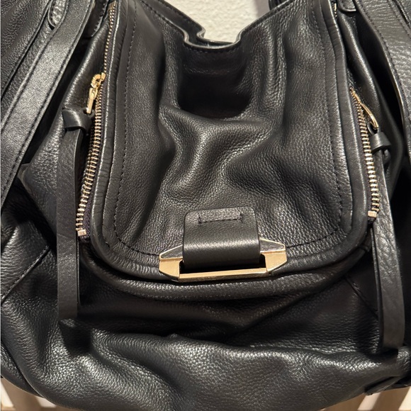 Kooba Black Leather Tote Bag - Picture 2 of 6